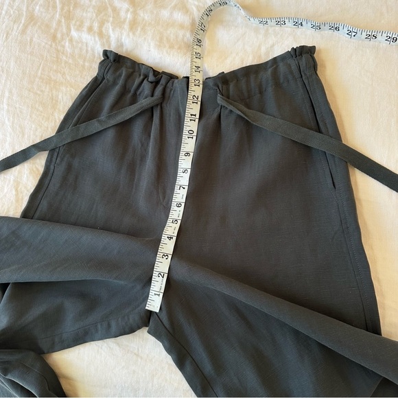 ECOALF Tencel Linen Wide Leg Drawstring Trousers Size Small - Picture 11 of 12